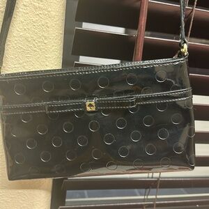 Kate spade crossbody black patent small